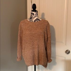 Chunky oversized knit sweater